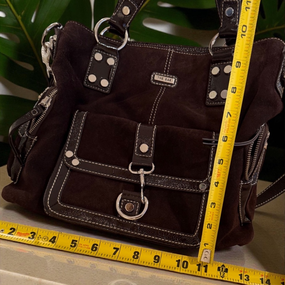 The Sak - Suede & Patent bag - NEW WITH TAGS - Picture 3 of 7